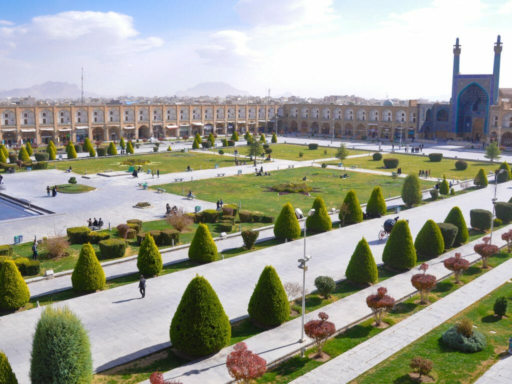 Isfahan Palace gardens, Isfahan, Iran