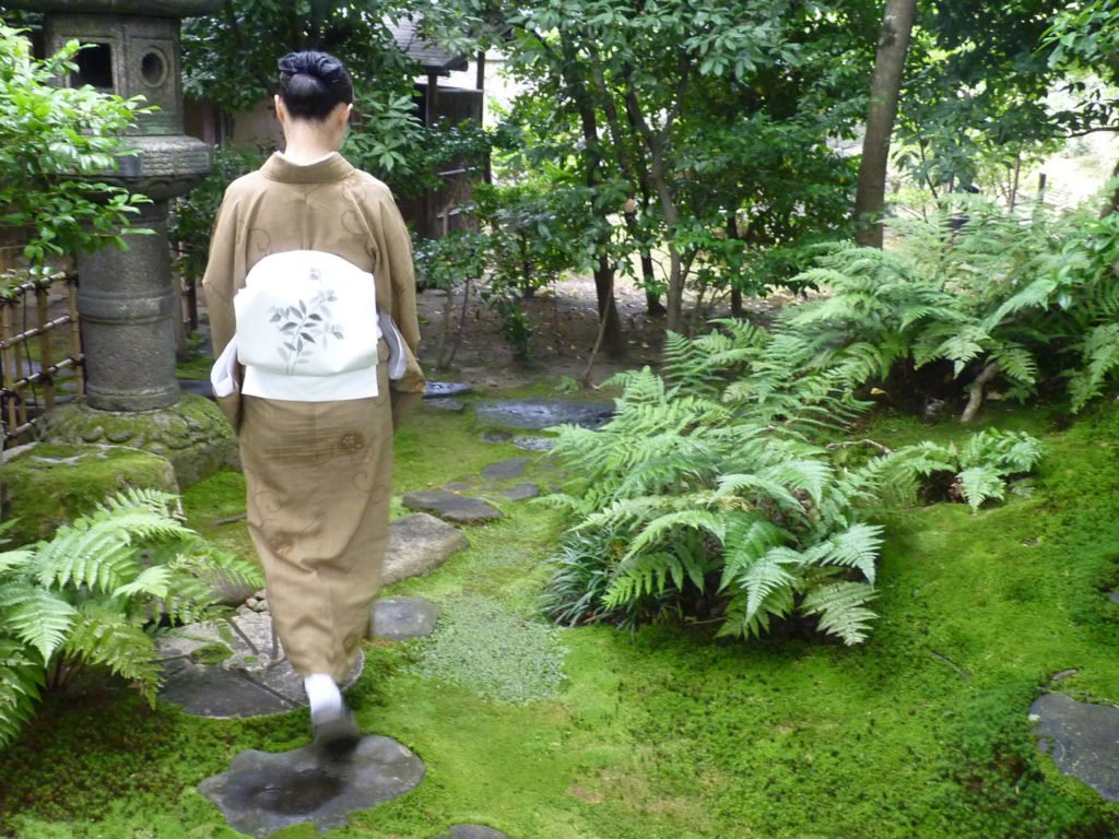 Japanese Lady, Tea Ceremony, Kyoto, Japan