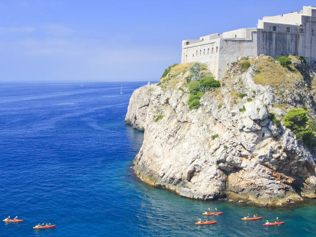 Kayaking, Dubrovnik, Croatia