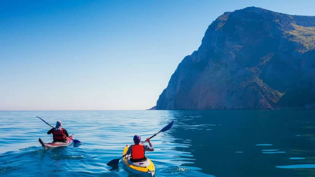 Kayaking, Hawaii, USA