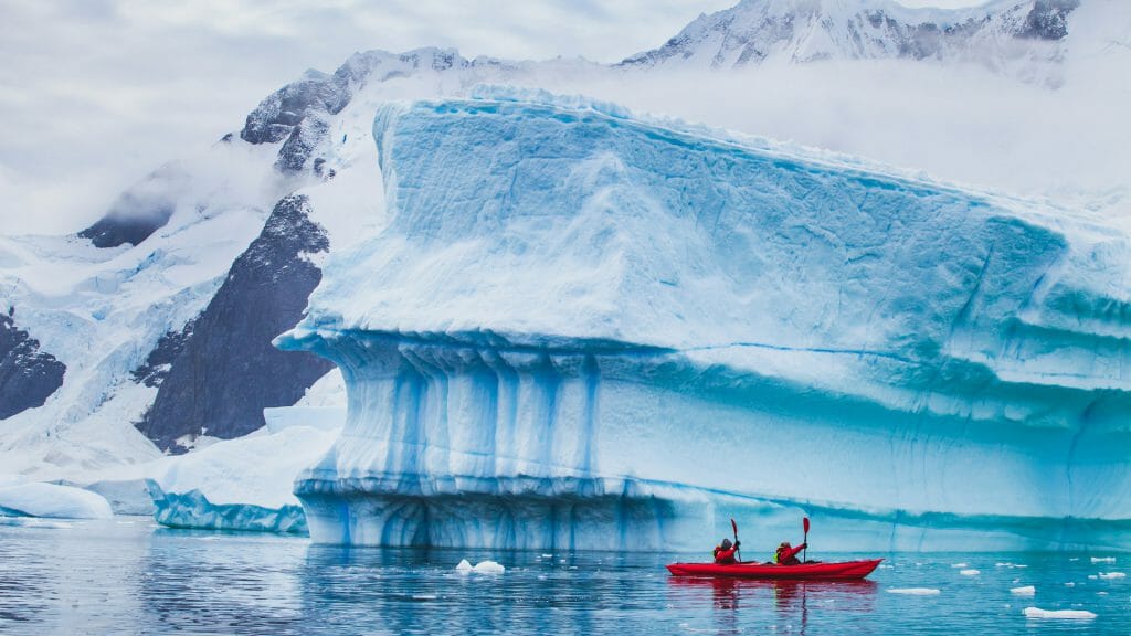 Kayaking, Icebergs, Antarctica