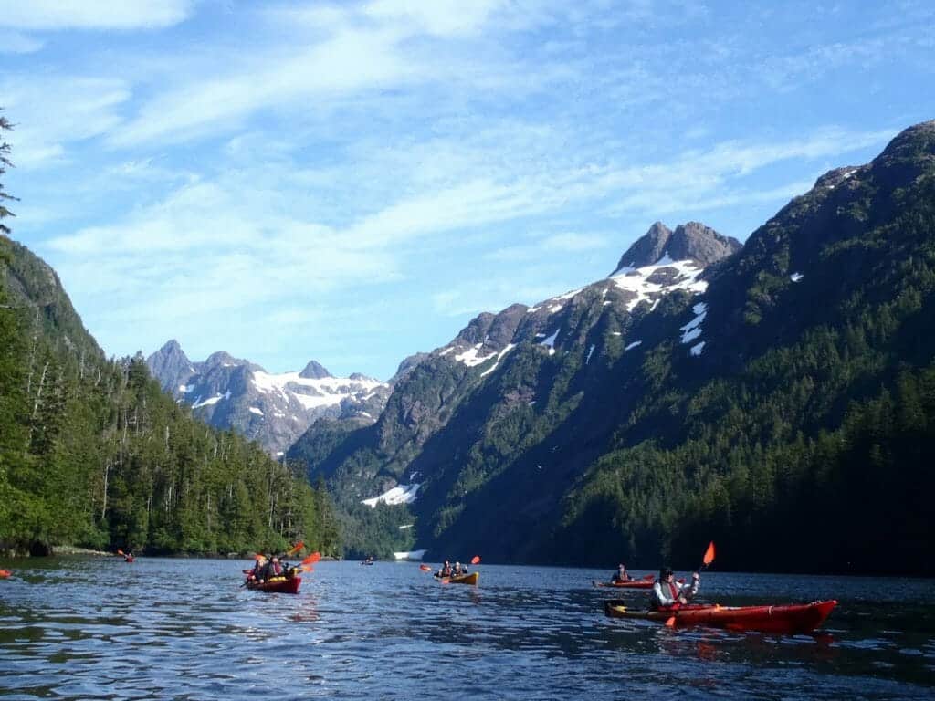 Kayaking the inlets, Alaska