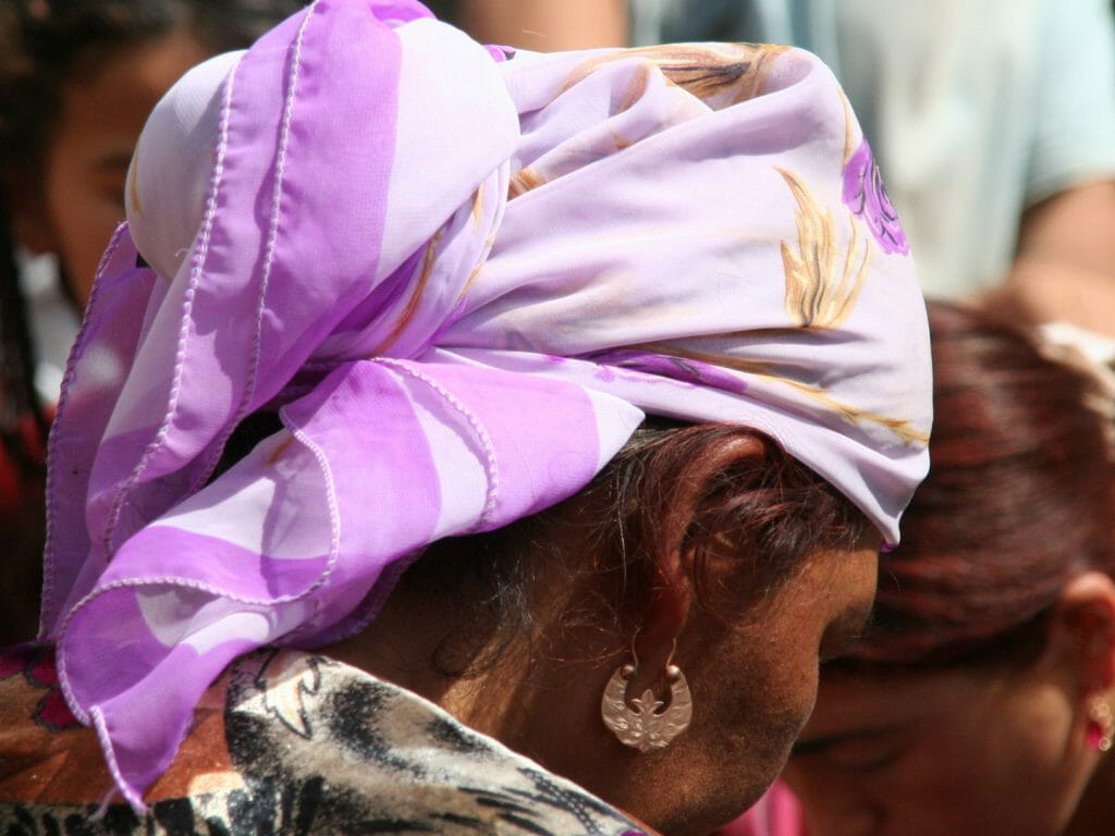 Lady in headscarf, southern Tajikistan