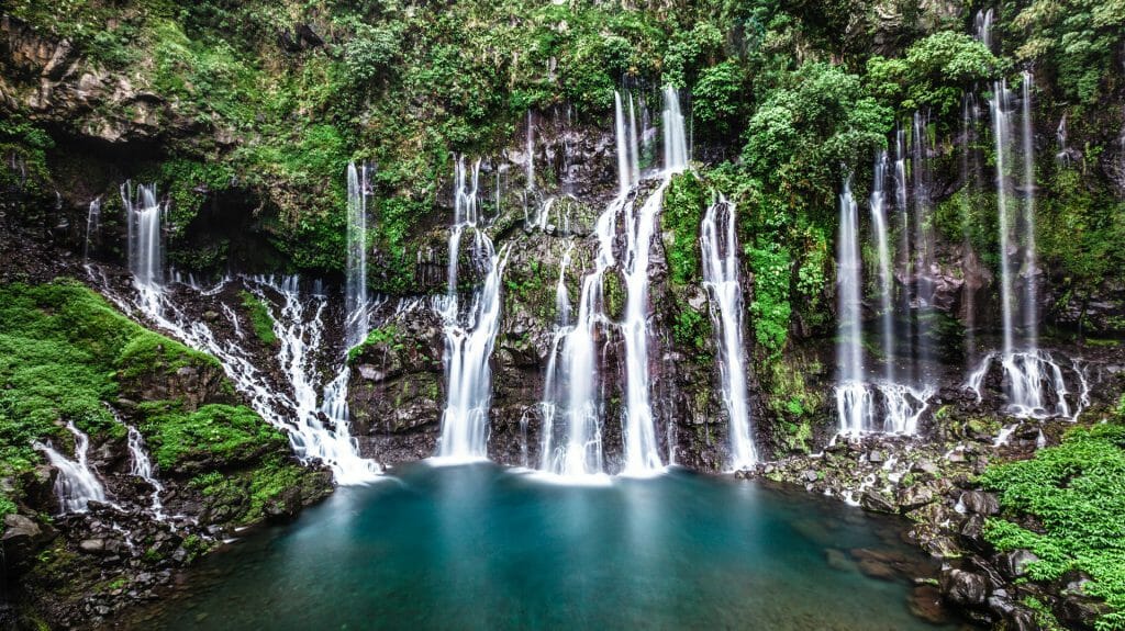 Langevin waterfalls, Reunion