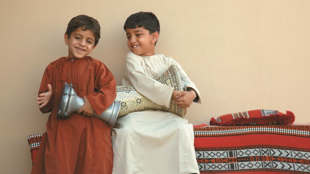 Local Children, Shangri La Muscat, Muscat, Oman