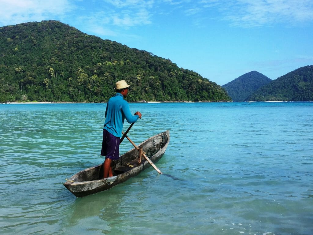Local Row Boat, Koh Surin, Thailand