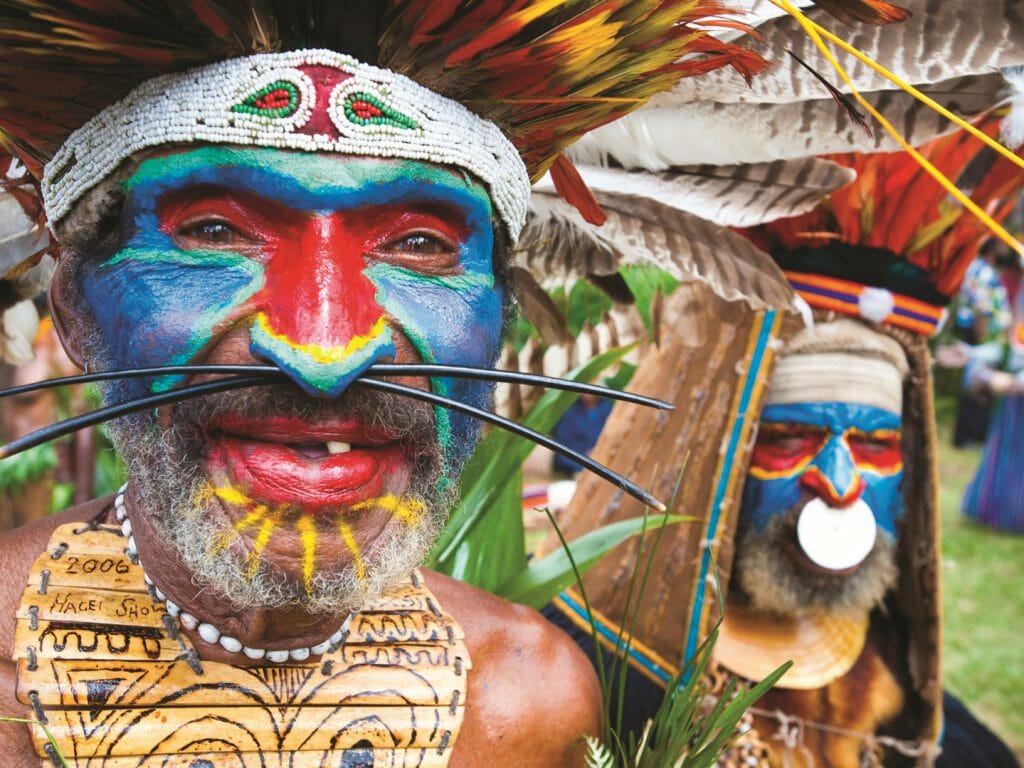 Local Tribesmen, Mt Hagen, Papua New Guinea