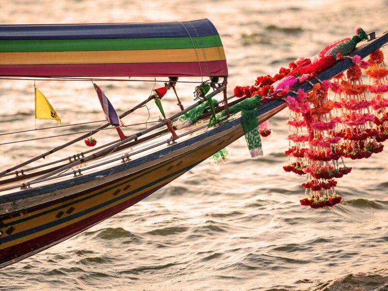 Long Tailed River Boat, Bangkok, Thailand