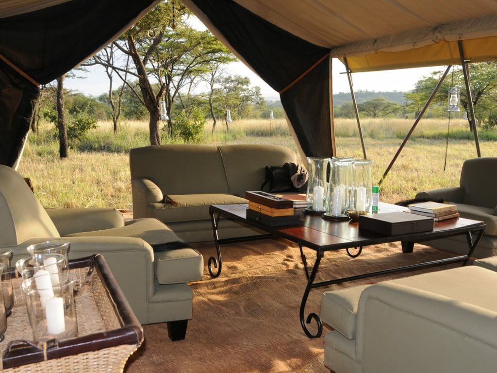 Main Lounge, Serengeti Under Canvas, Serengeti National Park, Tanzania