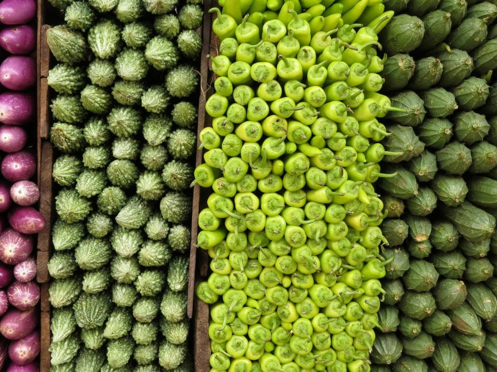 Market vegetables, Kandy, Sri Lanka