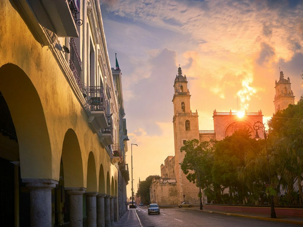 Merida San Ildefonso Cathedral, Yucatan, Mexico
