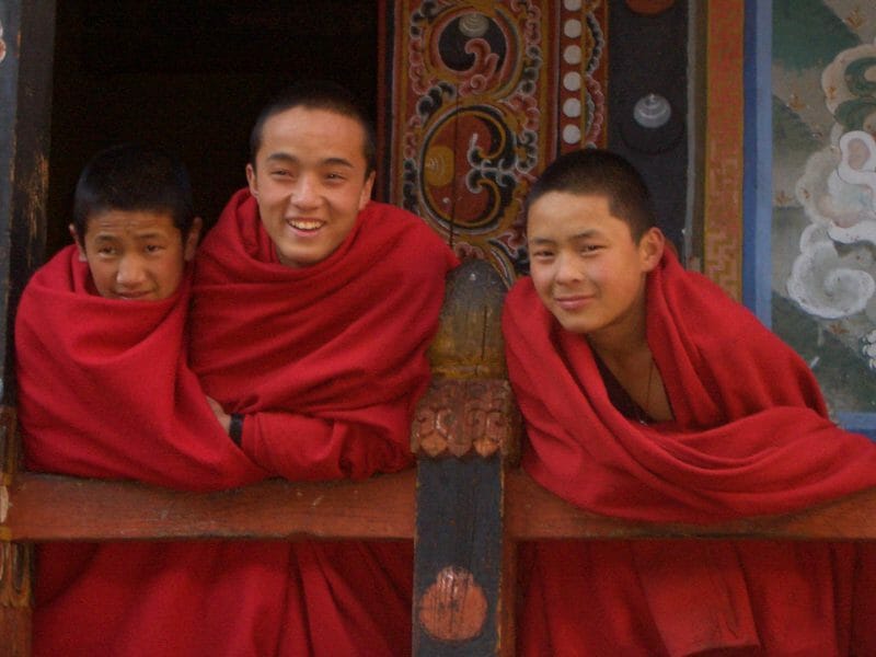 Monks, Bhutan