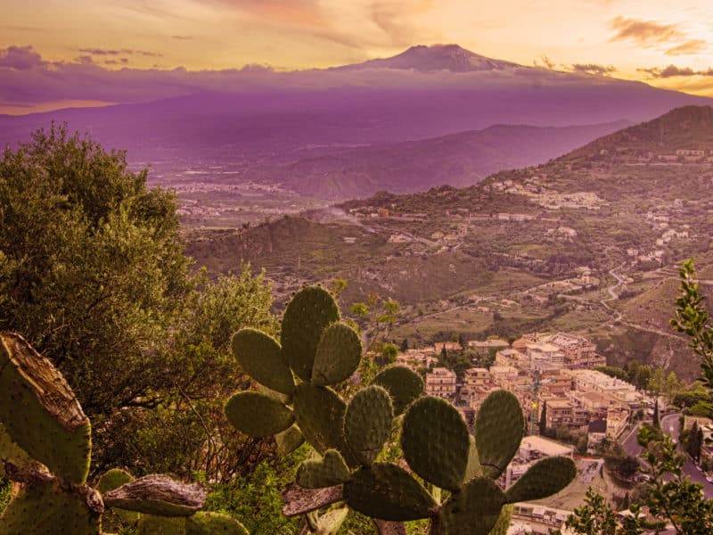 Mount Etna, Taormina, Sicily, Italy