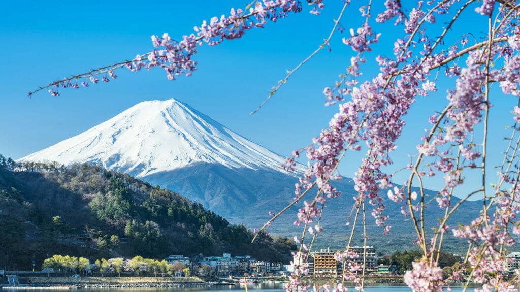 Mount Fuji, Lake Kawaguchiko, Tokyo, Japan