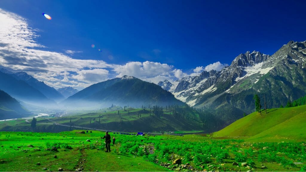 Mountain View, Kashmir, India