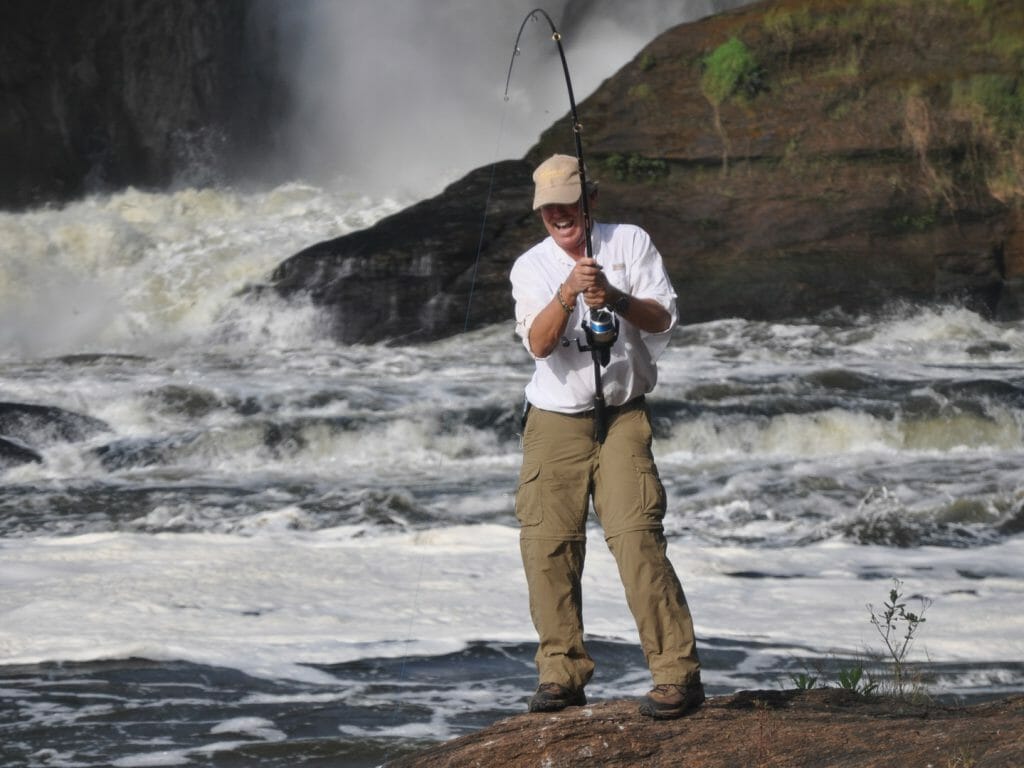 Murchison Falls fishing, Murchison Falls, Uganda