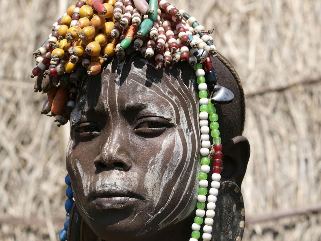 Mursi girl, Omo Valley, Ethiopia