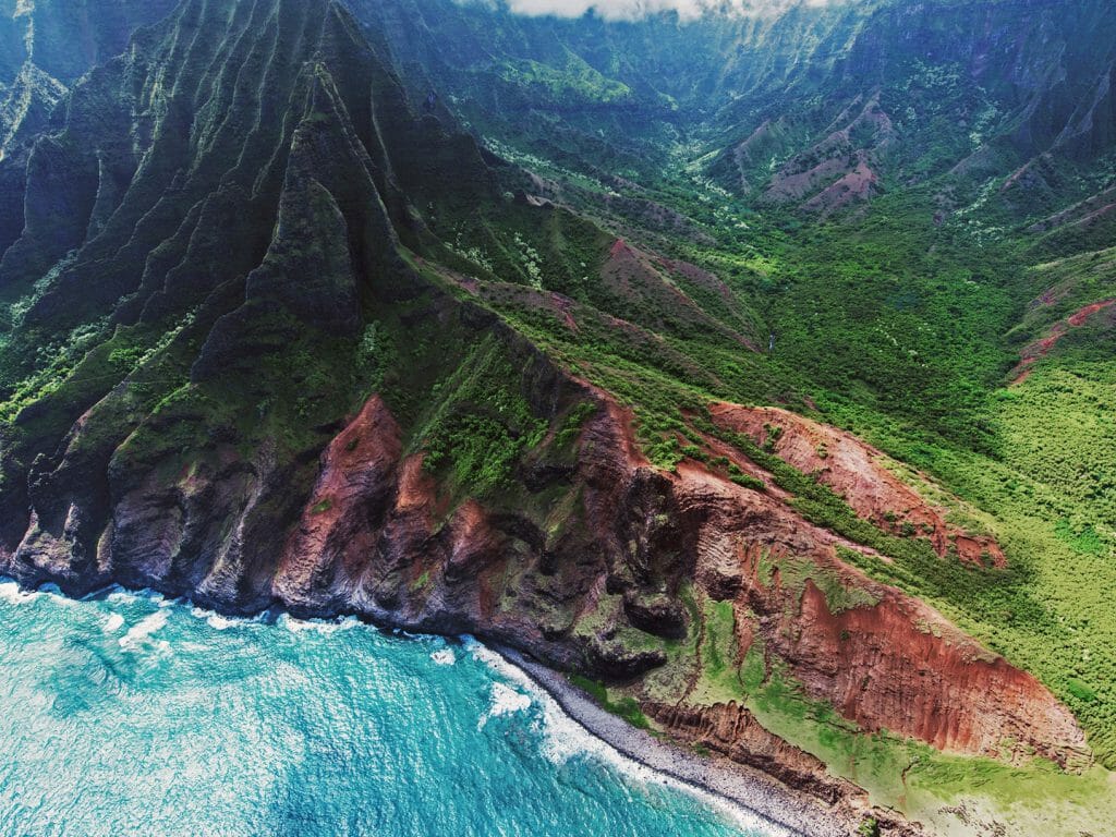 Na Pali Coast Wilderness State Park, Kauai, Hawaiian Islands, USA