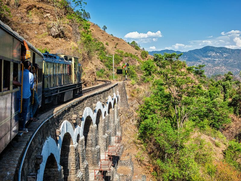 Narrow guage railway, Shimla, Himalayas, India