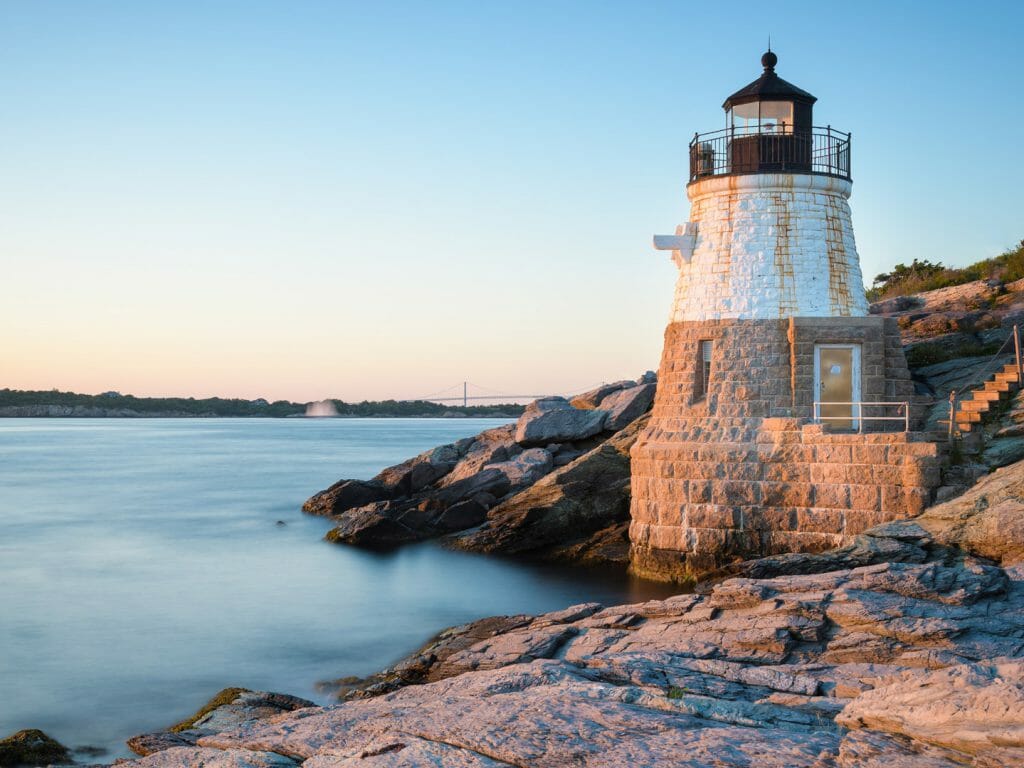 Lighthouse, Newport, Rhode Island, New England, USA