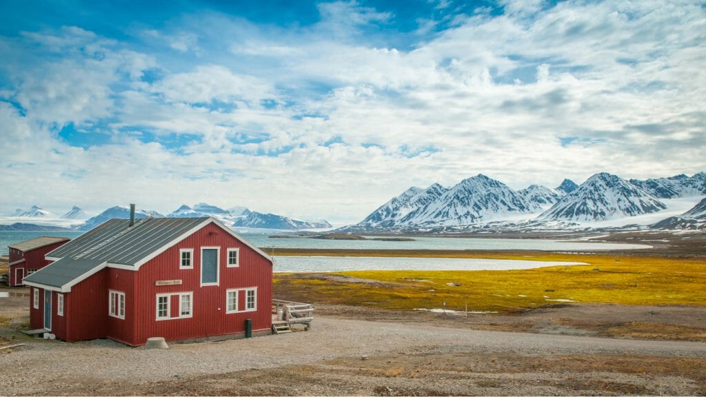 Village of Ny Alesund, Spitsbergen, Arctic