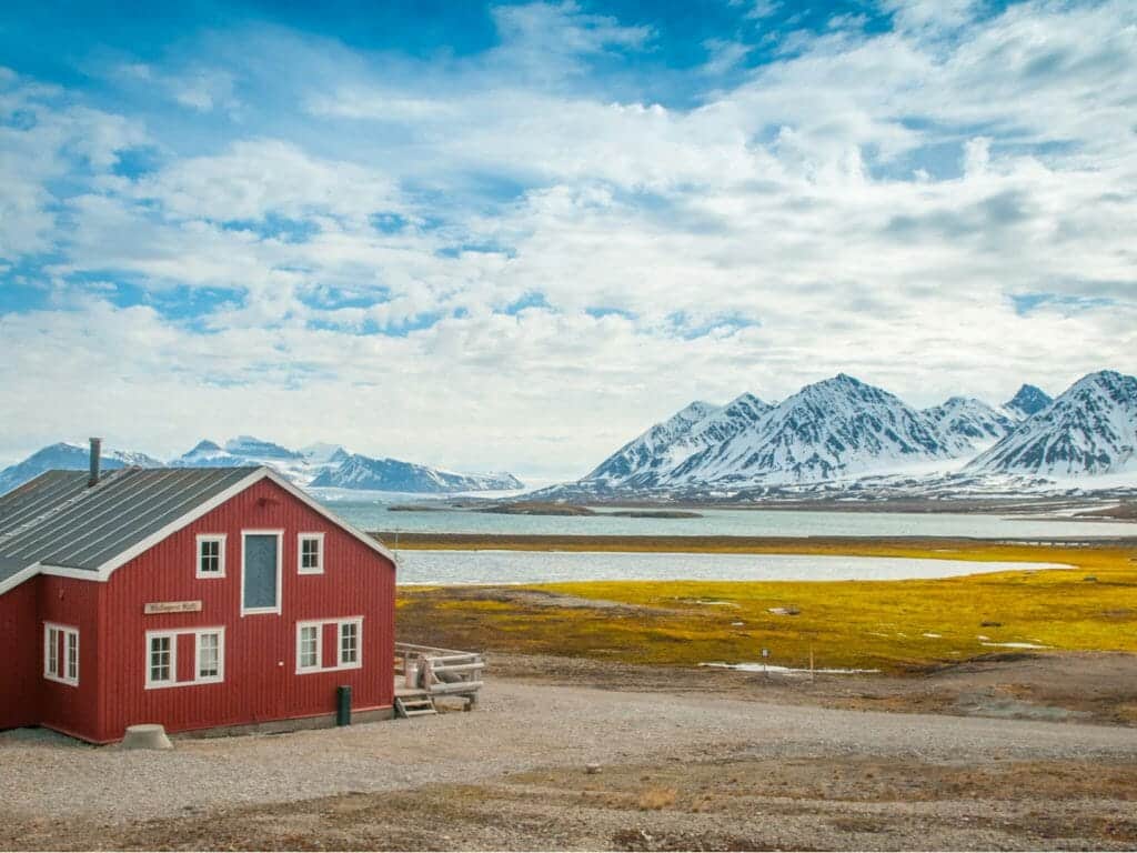 Village of Ny Alesund, Spitsbergen, Arctic