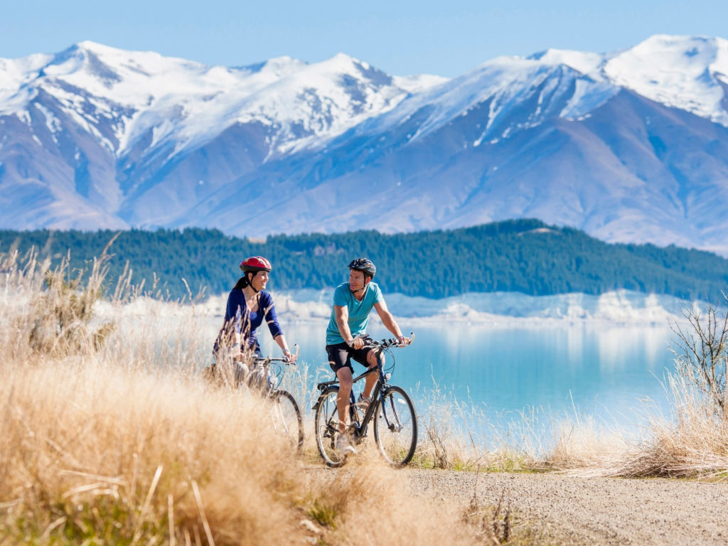 Ocean Cycle Trail, Lake Pukaki, New Zealand