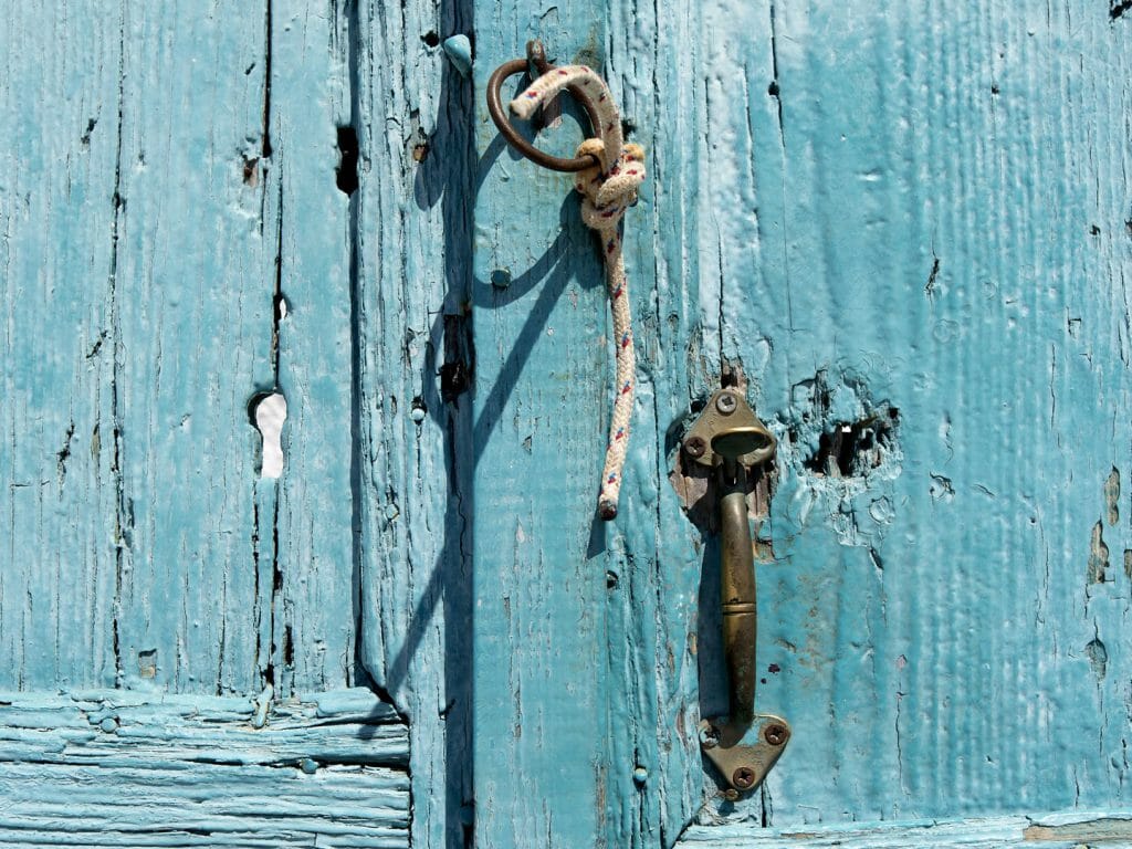 Old Door, Akrotiri, Santorini, Greece