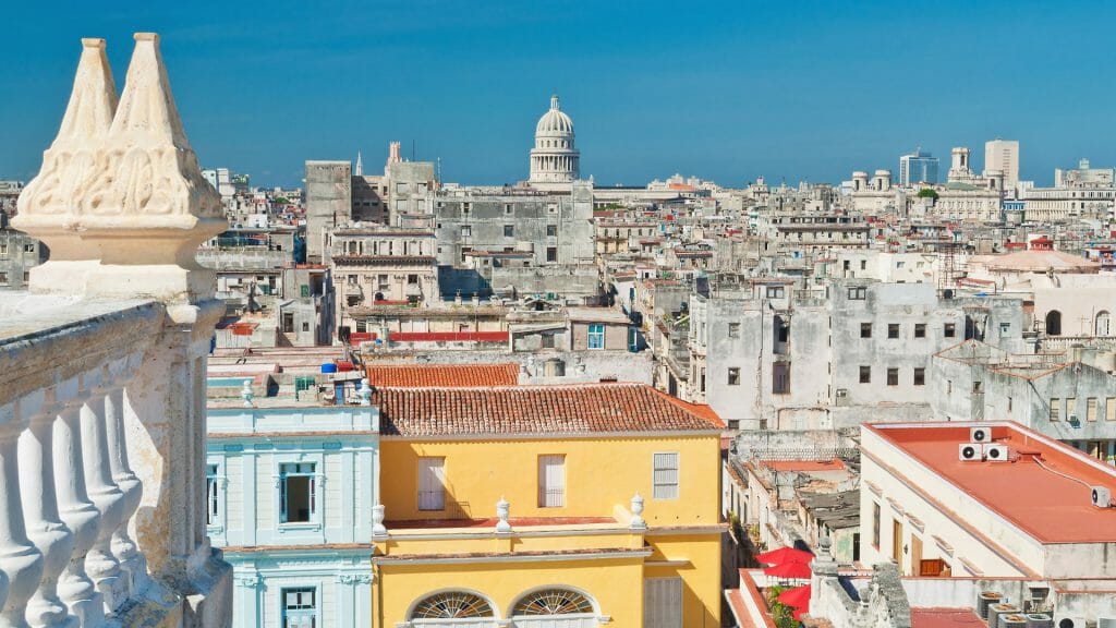Old Havana skyline, Cuba