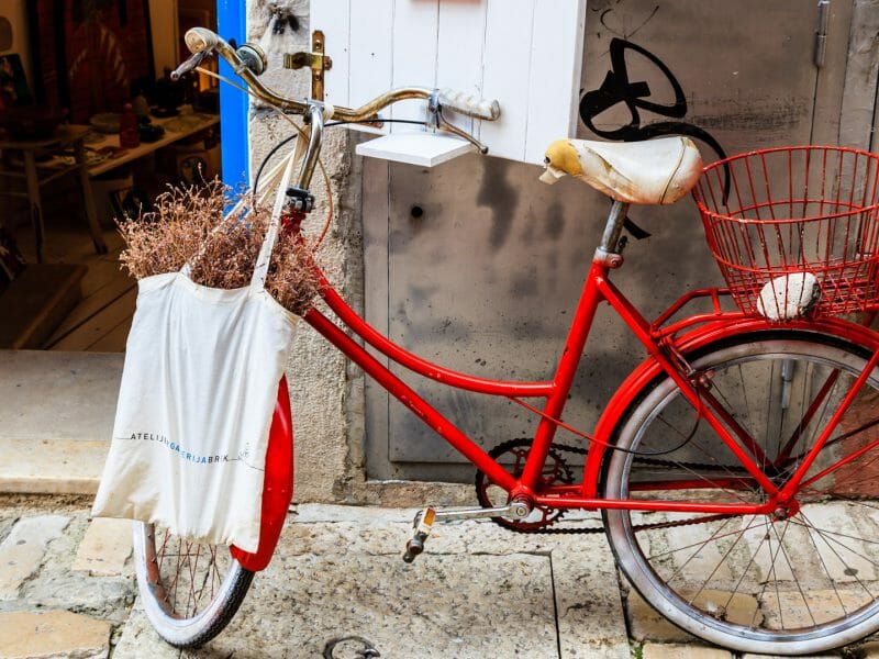 Old Red Bicycle, Croatia