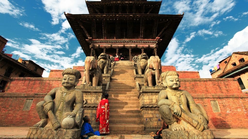 Old Statues, Bhaktapur Square, Kathmandu, Nepal