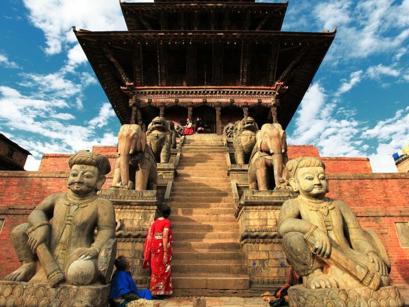 Old Statues, Bhaktapur Square, Kathmandu, Nepal
