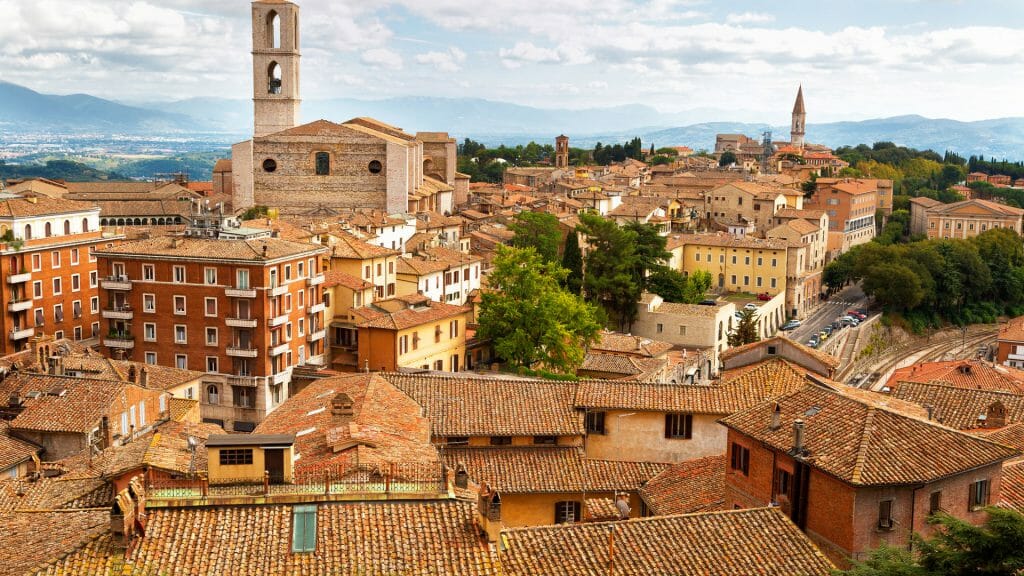 Old town, Perugia, Umbria, Italy