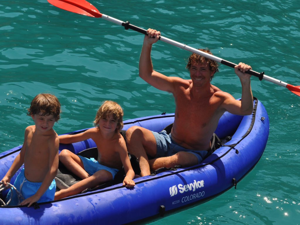 Ombre Blu, Family Kayaking, Italy