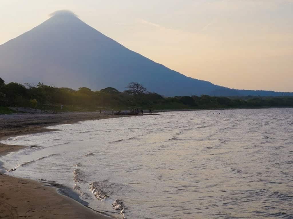 Ometepe Island, Beach at Sunset, Nicaragua