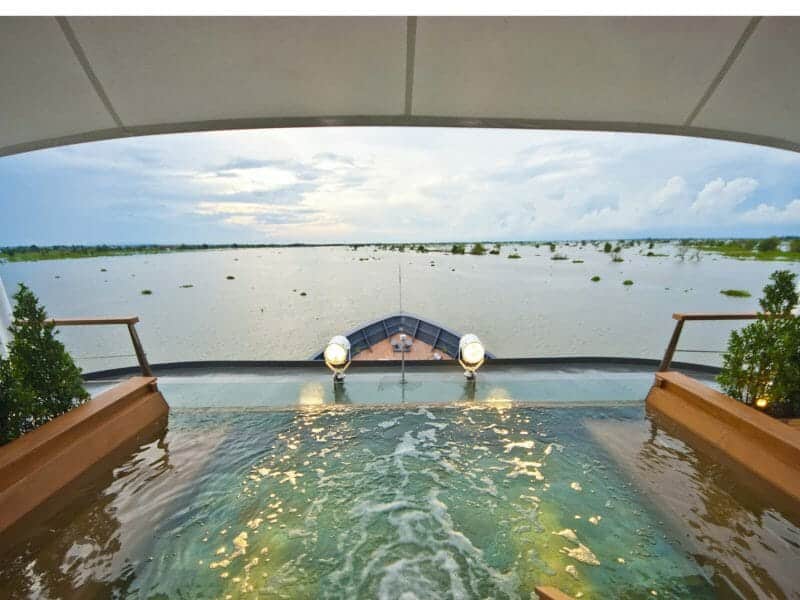 Outdoor Top Deck Plunge Pool, Aqua Mekong, Mekong Delta, South East Asia