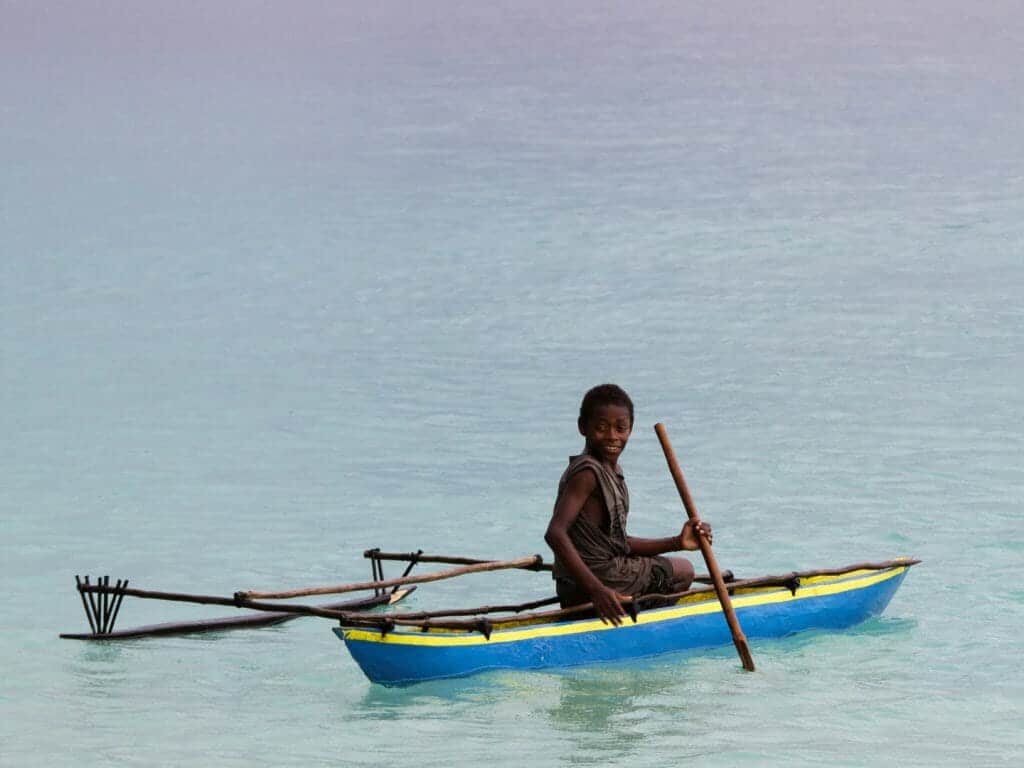 Outrigger, New Britain Island, Papua New Guinea