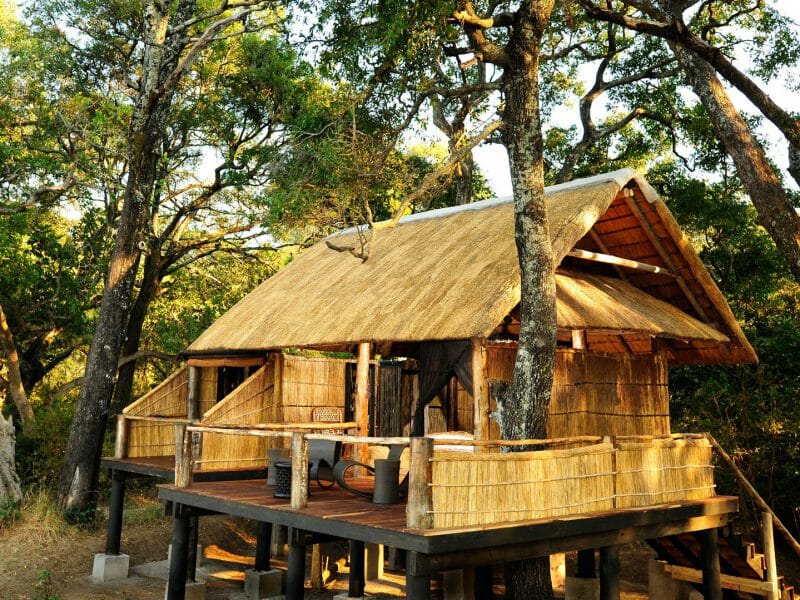 Outside Room, Chamilandu Bush Camp, South Luangwa, Zambia