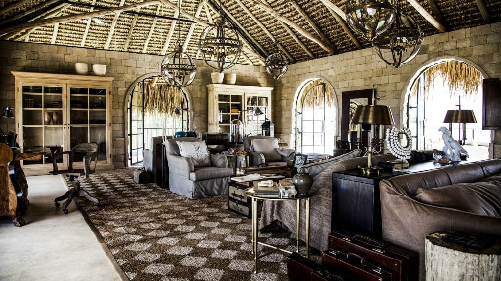 Paddock House Lounge, Segera Retreat, Laikipia, Kenya