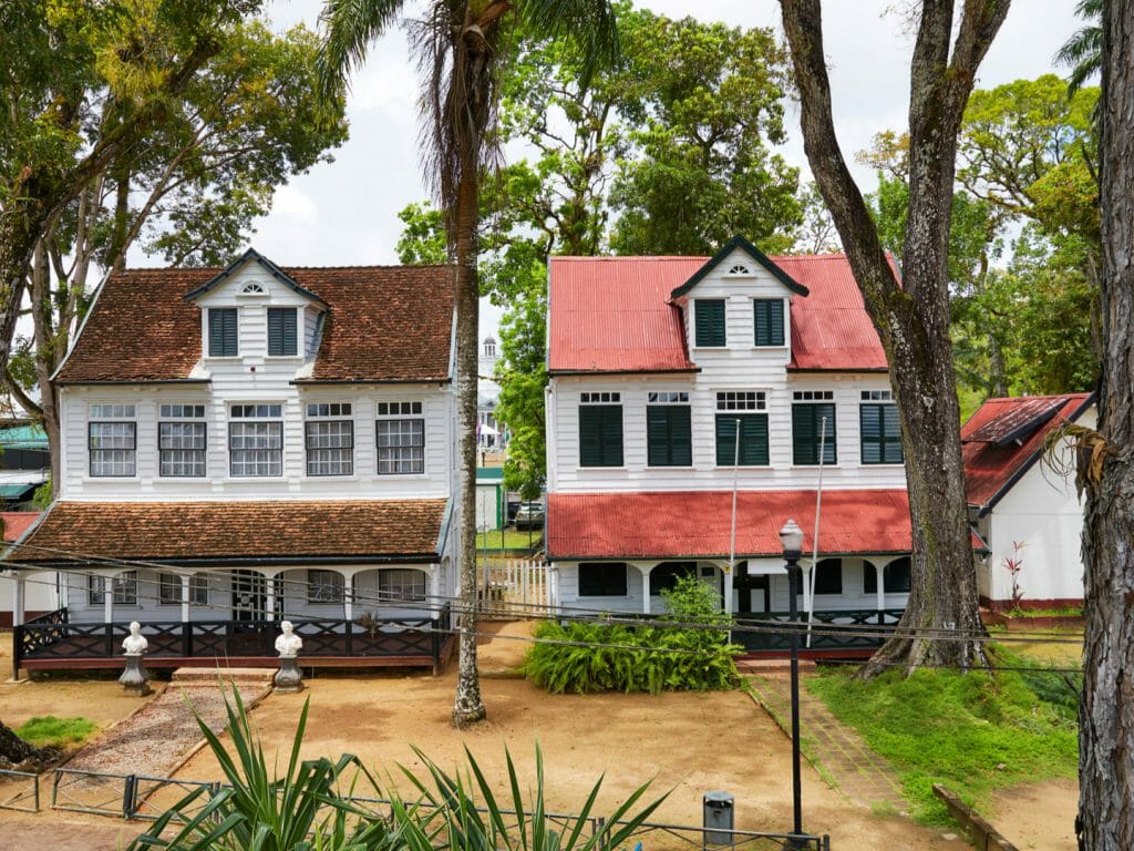 Colonial Houses, Paramaribo, Suriname