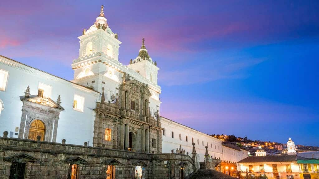 Plaza de San Francisco, Old Town Quito, Ecuador