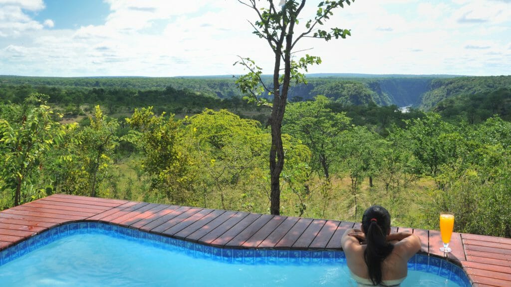 The Elephant Camp, Victoria Falls, Zimbabwe