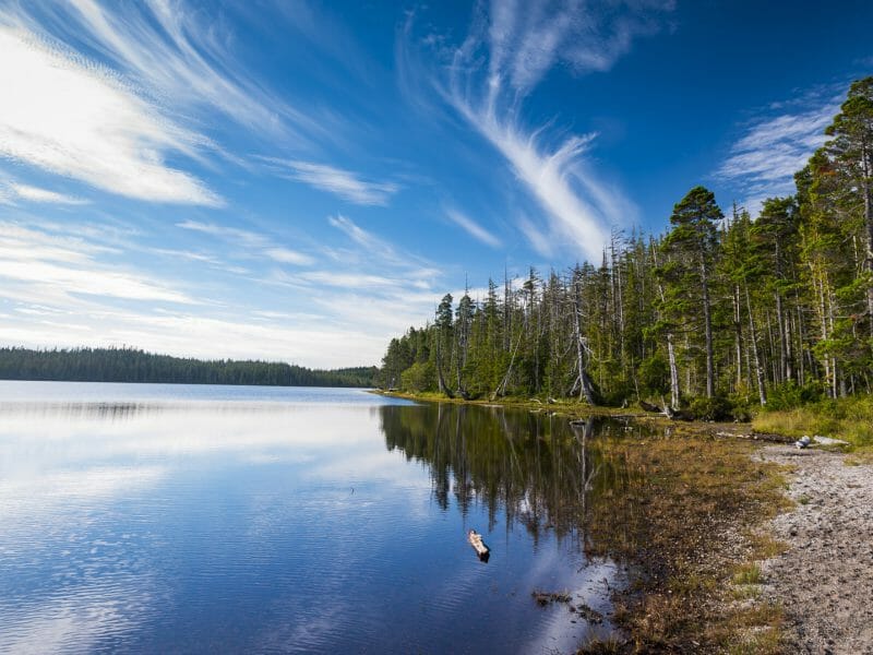 Pure Lake, Haida Gwaii, British Columbia, Canada