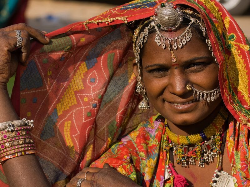 Rajasthani Woman, Rajasthan, India