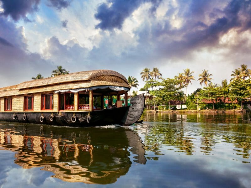 Rice Barge, Kerala, India