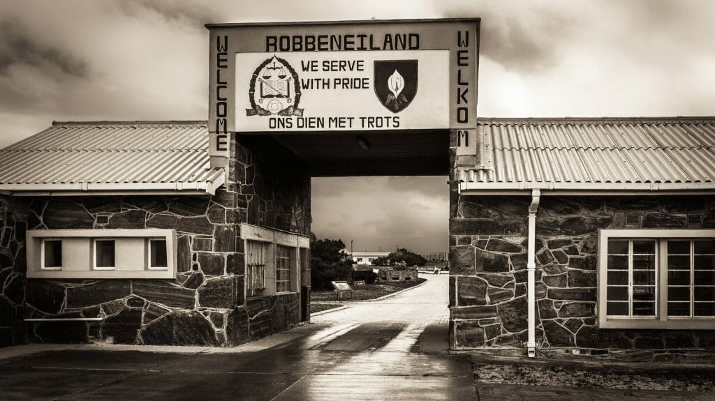 Robben Island entrance, Cape Town, South Africa