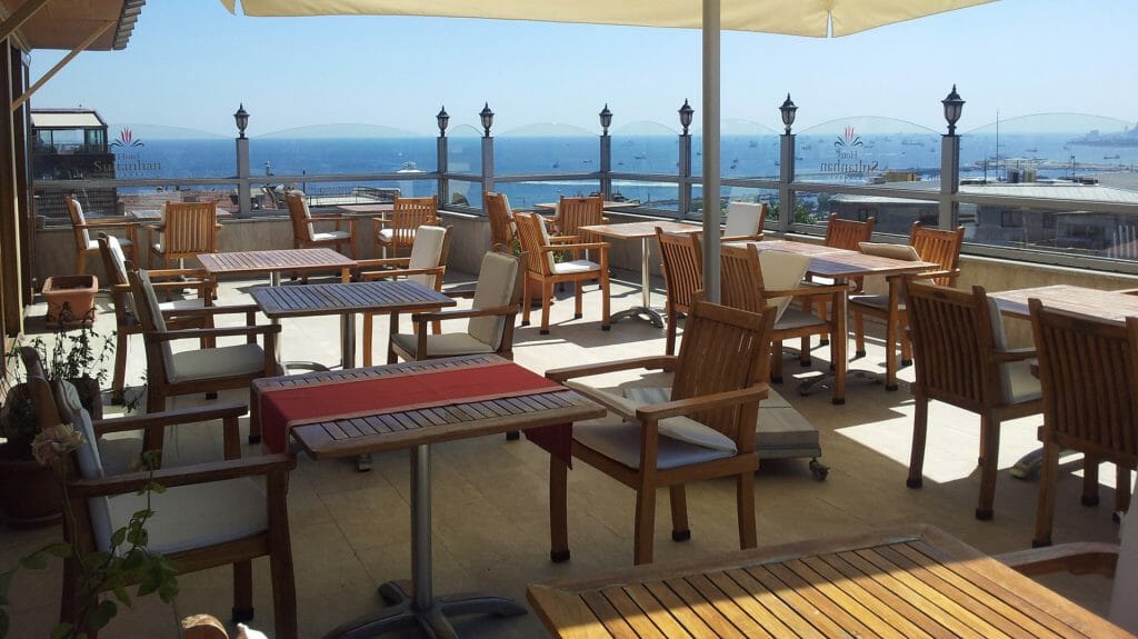 Roof, Terrace, Sultanhan, Istanbul, Turkey
