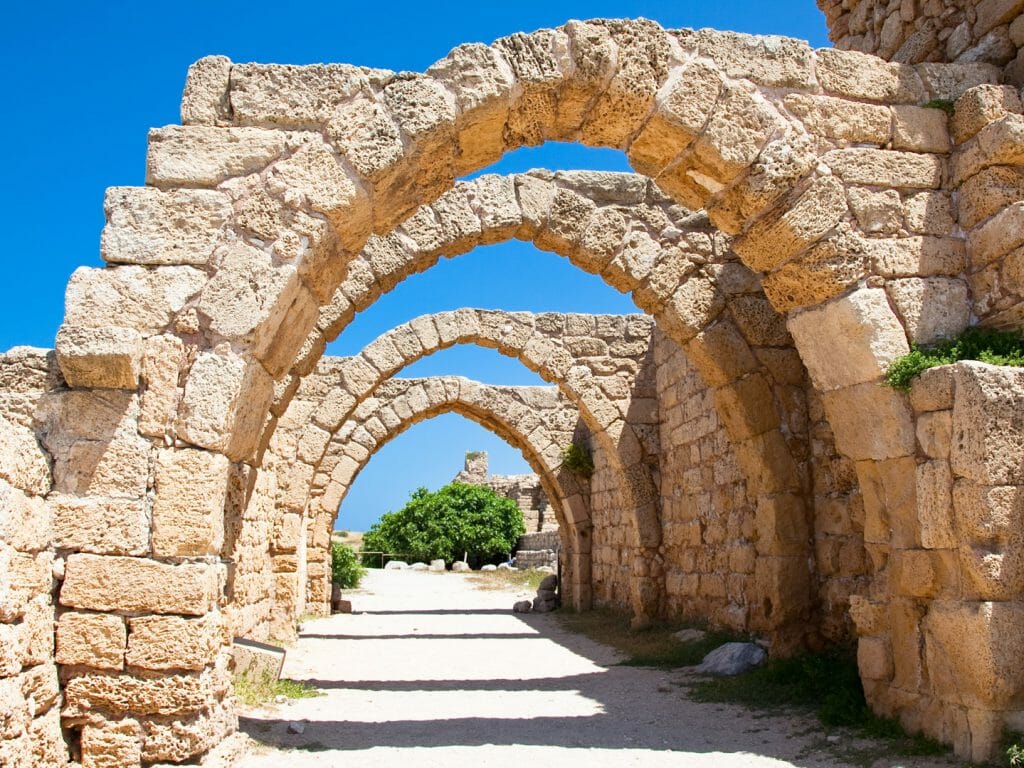 Ruins, Caesarea, Israel