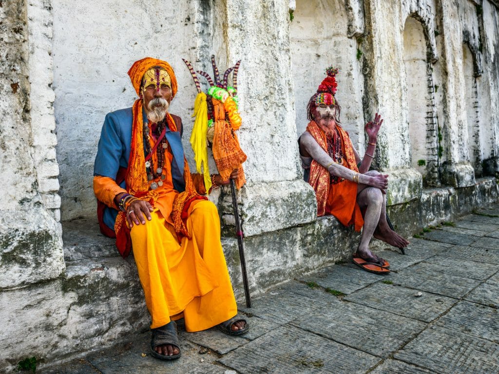 Sadhus, Kathmandu, Nepal