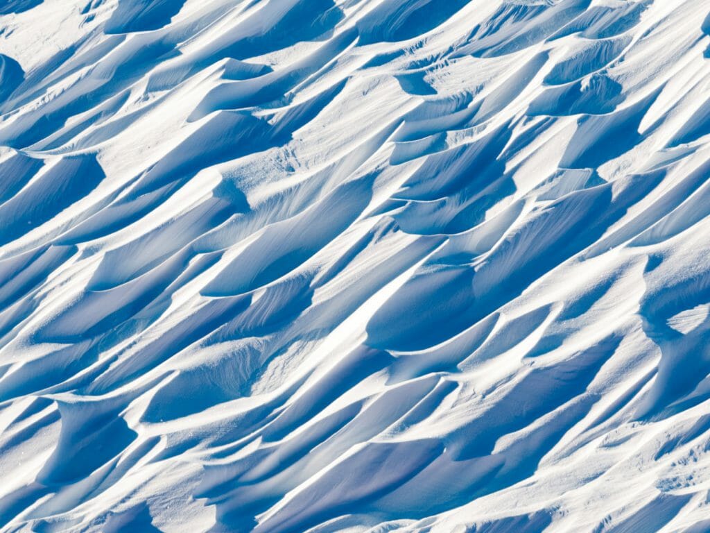 Sastrugi Ice Formation, Antarctica